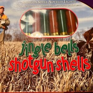 Jingle Bells Shotgun Shells Novelty Lights